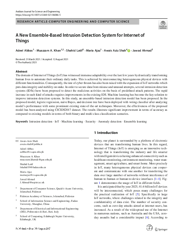 (PDF) A New Ensemble-Based Intrusion Detection System for Internet of ...