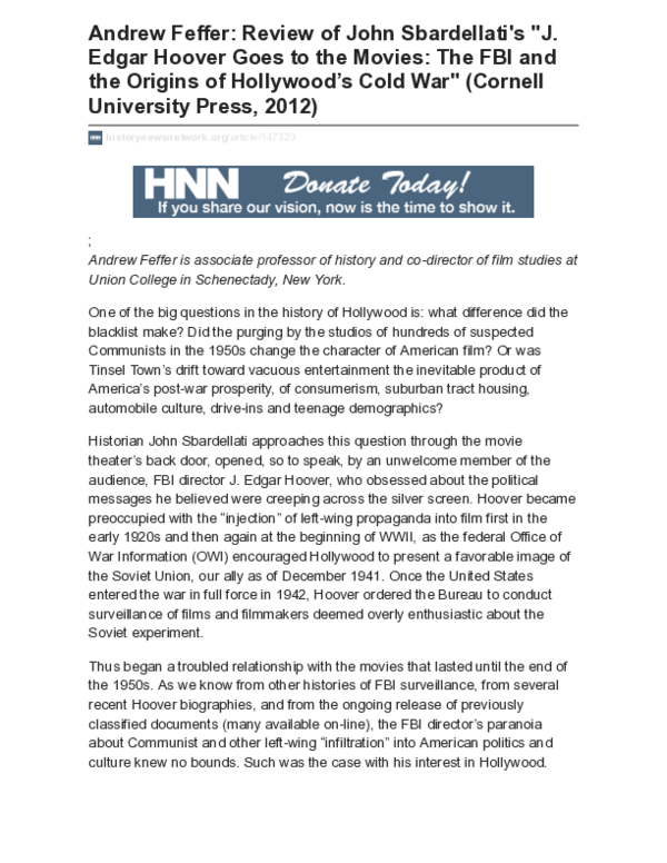 (PDF) Review of John Sbardellati's 