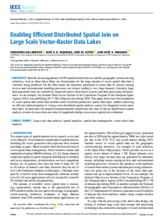 (PDF) Enabling Efficient Distributed Spatial Join on Large Scale Vector ...