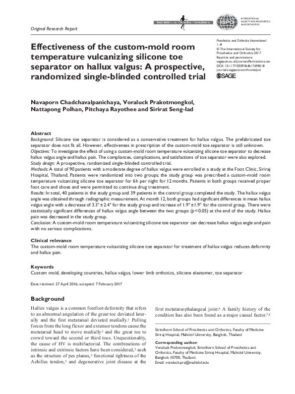 (PDF) Effectiveness of the custommold room temperature vulcanizing