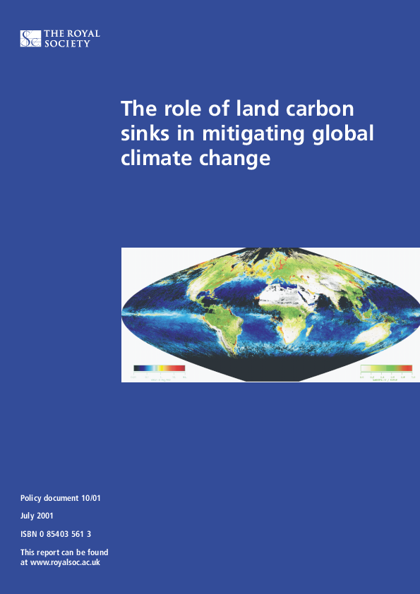 (PDF) The role of land carbon sinks in mitigating global climate change