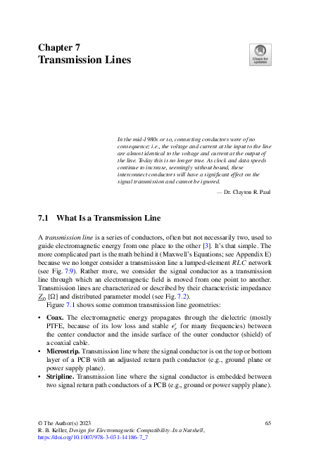 (PDF) Transmission Lines
