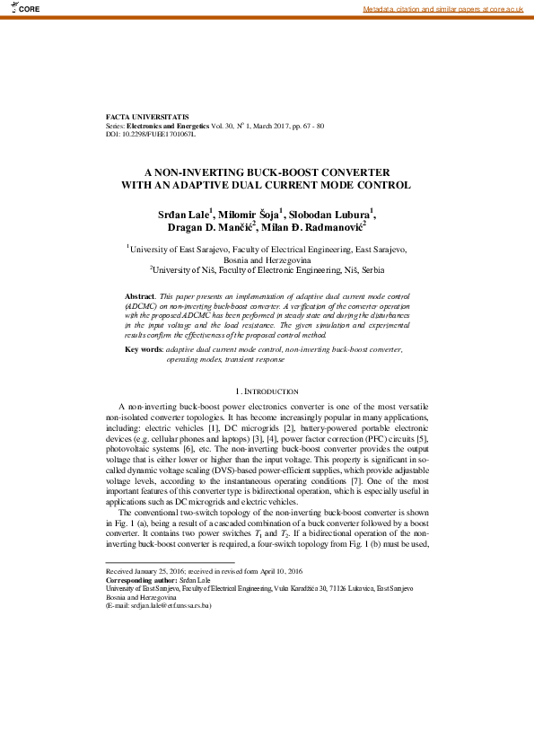 (PDF) A non-inverting buck-boost converter with an adaptive dual ...