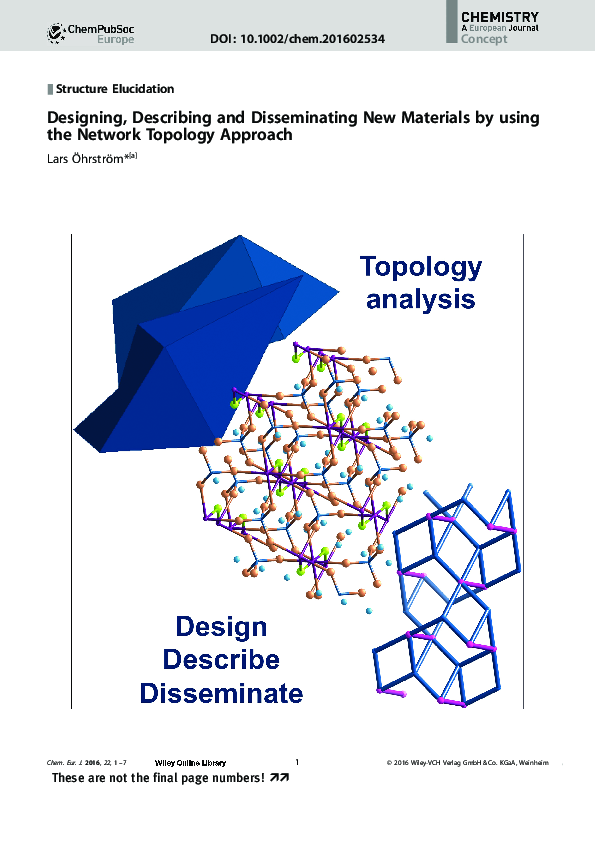 (PDF) Designing, Describing and Disseminating New Materials by using ...
