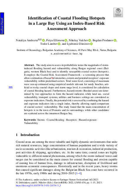 (PDF) Identification of Coastal Flooding Hotspots in a Large Bay Using ...