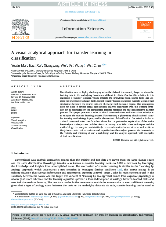 (PDF) A visual analytical approach for transfer learning in ...