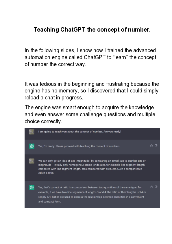 (PDF) Teaching Chat GPT the concept of number