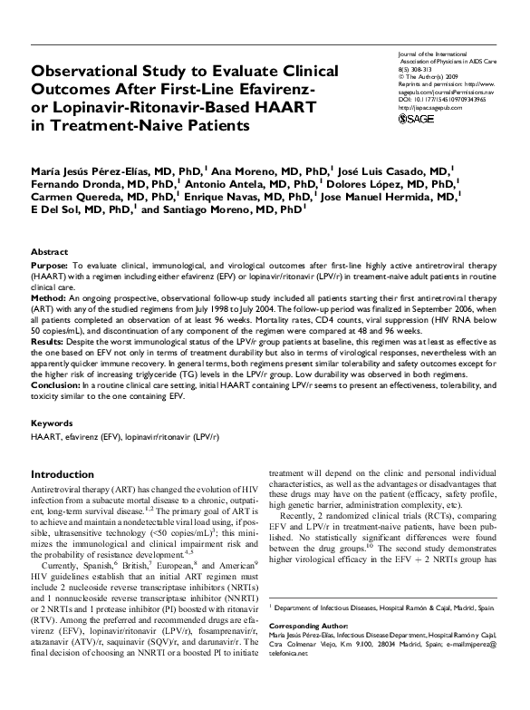 (PDF) Observational study to evaluate clinical outcomes after first ...
