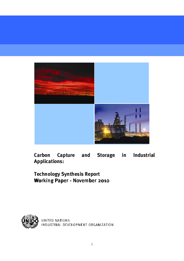 (PDF) Carbon capture and storage in industrial applications: Technology ...