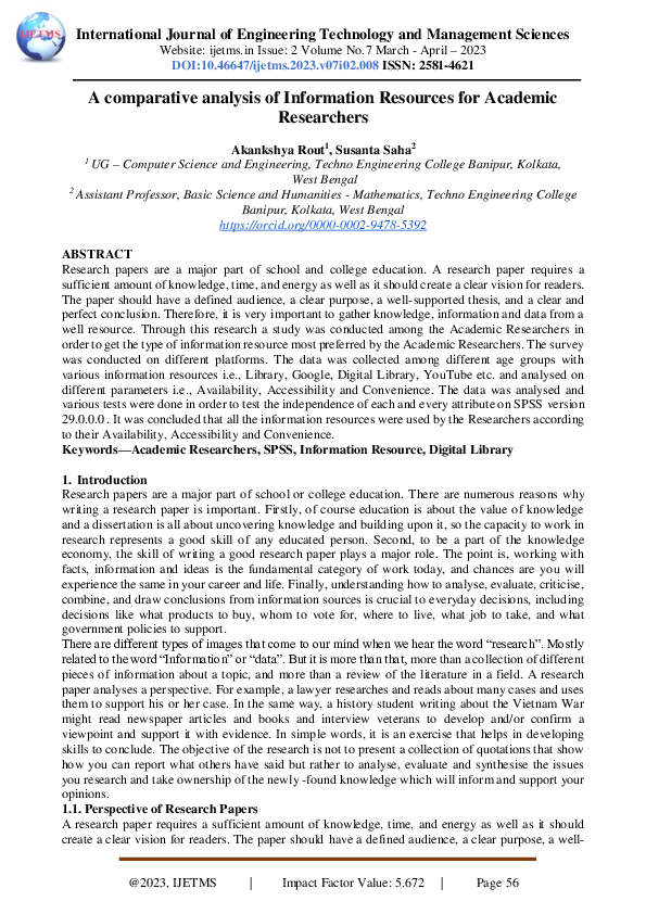 (PDF) A comparative analysis of Information Resources for Academic ...