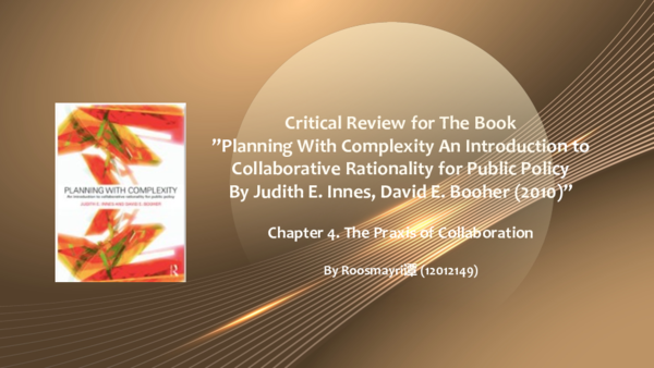 (PDF) Book Review: Planning With Complexity An Introduction to ...