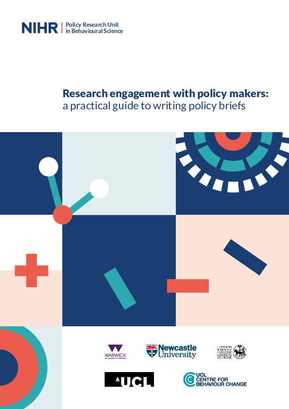 (PDF) Research Engagement with Policy Makers: a practical guide to ...