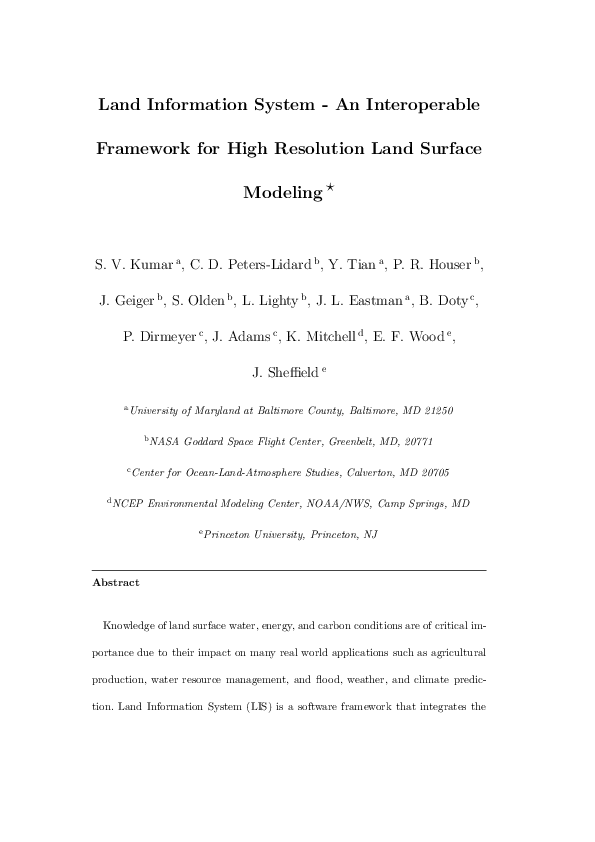(PDF) Land information system: An interoperable framework for high ...