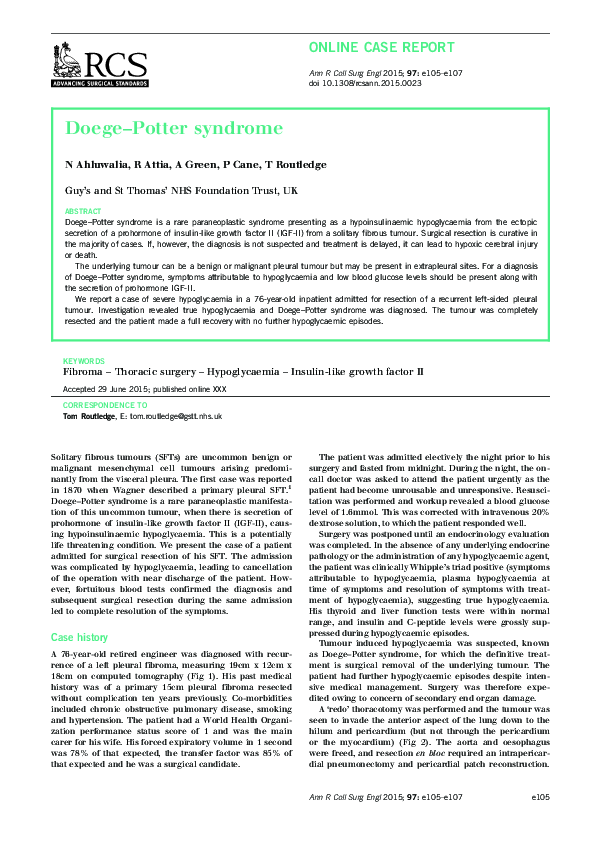 (PDF) DoegePotter Syndrome Tom Routledge Academia.edu
