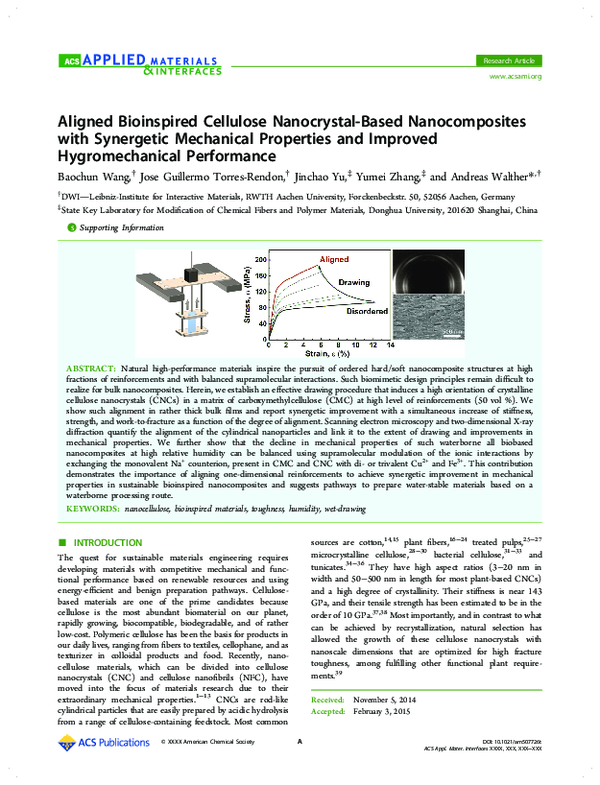 (PDF) Aligned Bioinspired Cellulose Nanocrystal-Based Nanocomposites ...