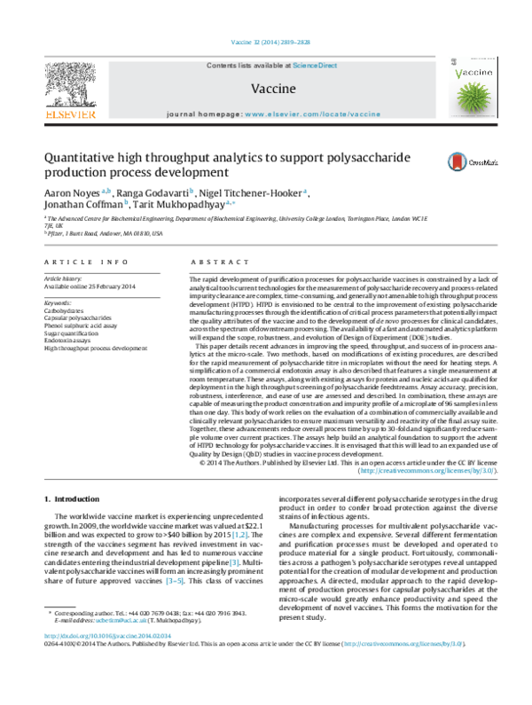 (PDF) Quantitative high throughput analytics to support polysaccharide ...