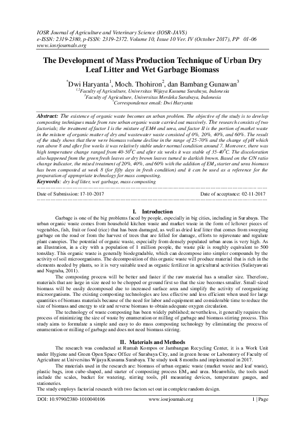Curated visual reference: Pdf The Development Of Mass Production Technique Of Urban Dry Photo Inspiration