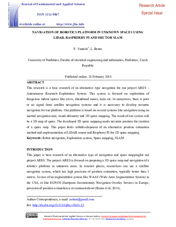 (PDF) Cloud robotics in industry using Raspberry Pi