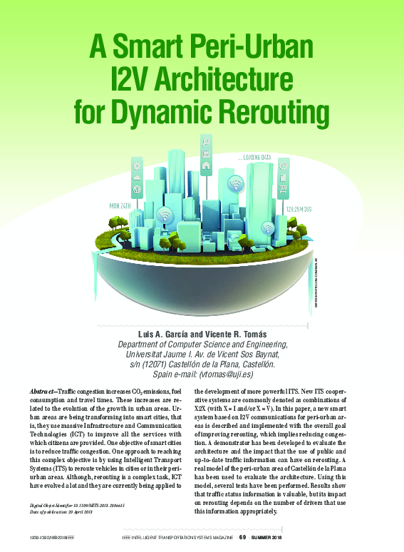 (PDF) A Smart Peri-Urban I2V Architecture for Dynamic Rerouting