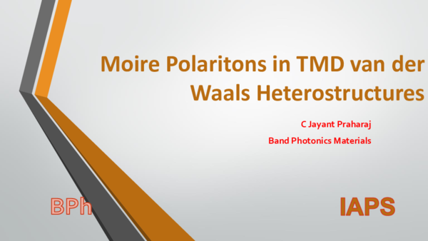 (PDF) Moire Polaritons in TMD van der Waals Heterostructures and ...