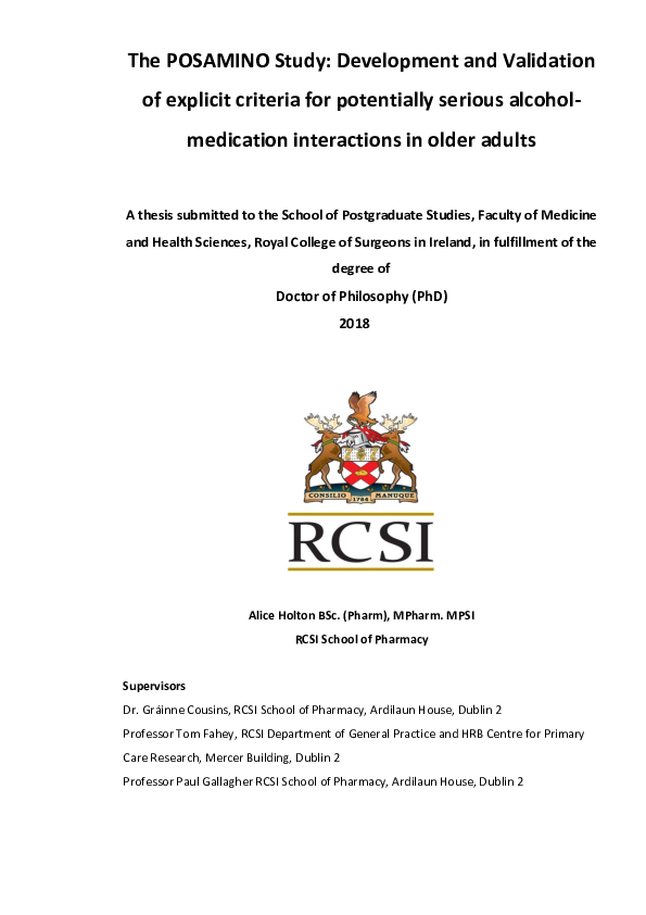 (PDF) The POSAMINO Study: Development and Validation of Explicit ...