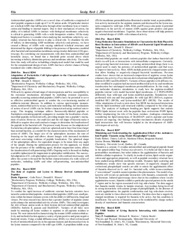 (PDF) The Role of Arginine and Lysine in Histone Derived Antimicrobial ...