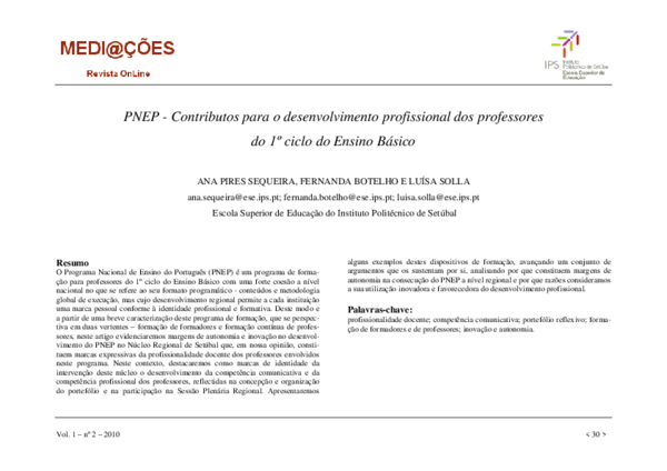 (PDF) PNEP-Contributos para o desenvolvimento profissional dos ...