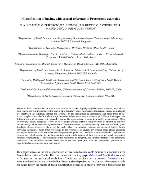 (PDF) Chapter 2 Classification of basins, with special reference to ...